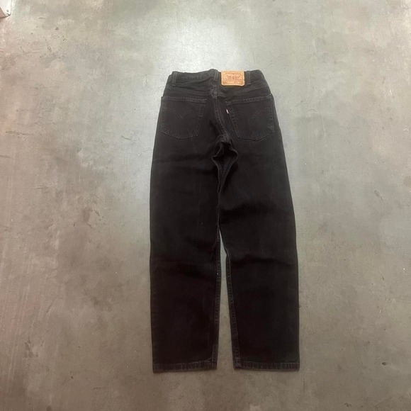 Vintage Levi's 550 men's black loose fit faded straight paper tag 2001 29 - Picture 1 of 7